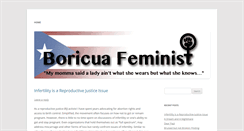 Desktop Screenshot of boricuafeminist.com